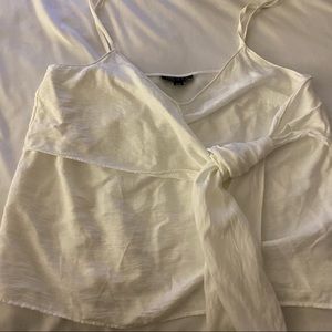Topshop knotted tank top